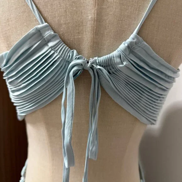 A.L.C. Moira Pleated Halter Maxi Dress - Picture 5 of 11